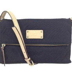 Vintage Kate Spade New York Kennedy Park Aleah Nylon Crossbody, Black